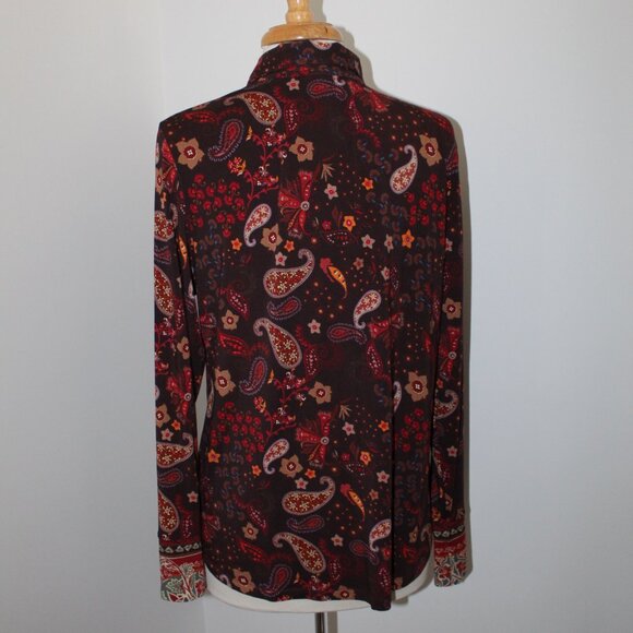 NWT Johnny Was Biya JWLA Workshop The Janie Button Front  Favorite Top XL - Picture 3 of 8